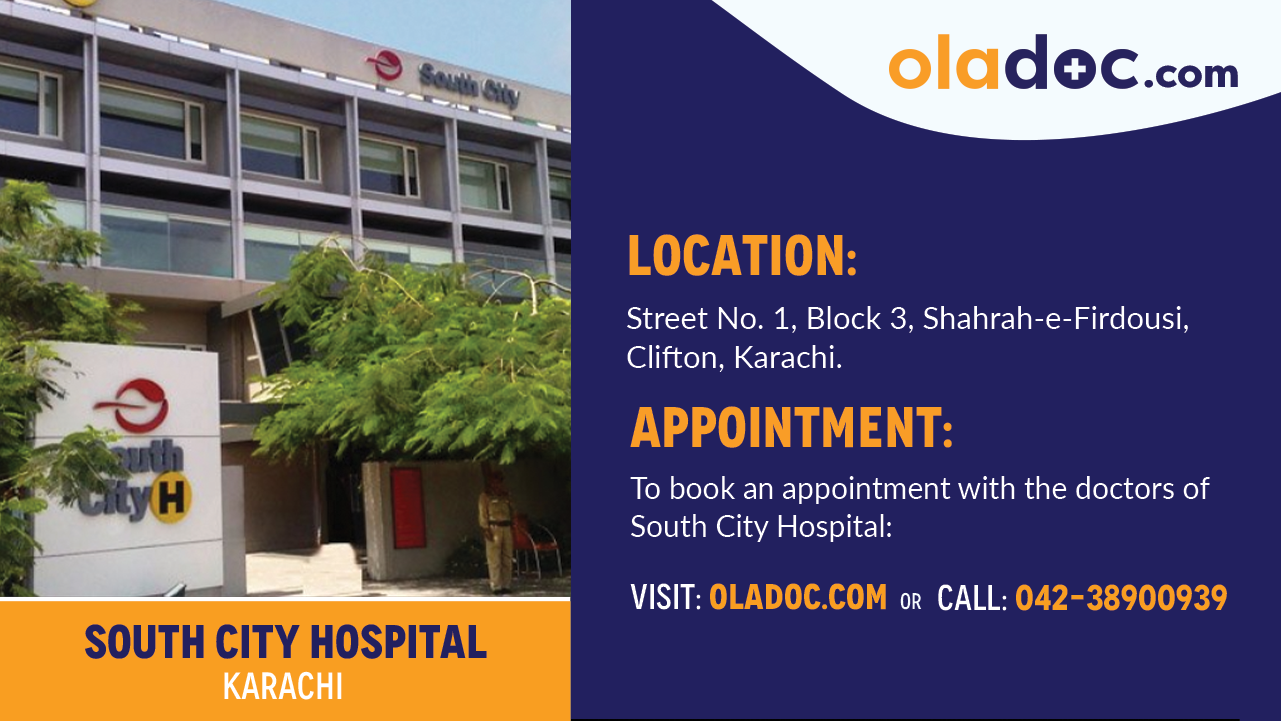 Location Of South City Hospital Karachi